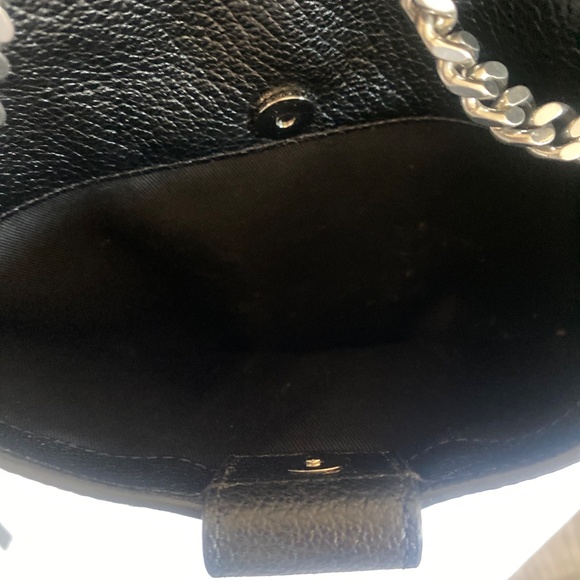 Leather Shoulder Bag with Silver Hardware - Picture 8 of 9